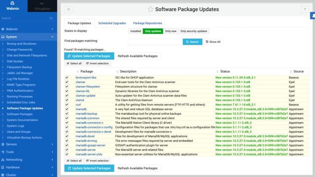 10款好用的Linux服务器网站管理面板(图10)