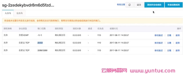 阿里云服务器安全组是什么?阿里云服务器安全组怎么设置(图2) 阿里云服务器安全组是什么?阿里云服务器安全组怎么设置(图2)