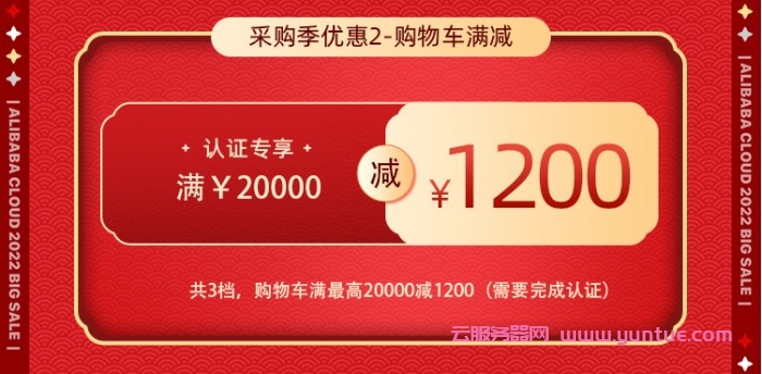 2022年阿里云上云采购季大促全攻略:购物车满减/充值满返/代金券抽奖/拼团优惠购等(图3) 2022年阿里云上云采购季大促全攻略:购物车满减/充值满返/代金券抽奖/拼团优惠购等(图3)
