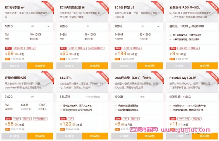 2021阿里云双11攻略：云服务器低至0.4折,2核4G5M仅68元/年(图4)
