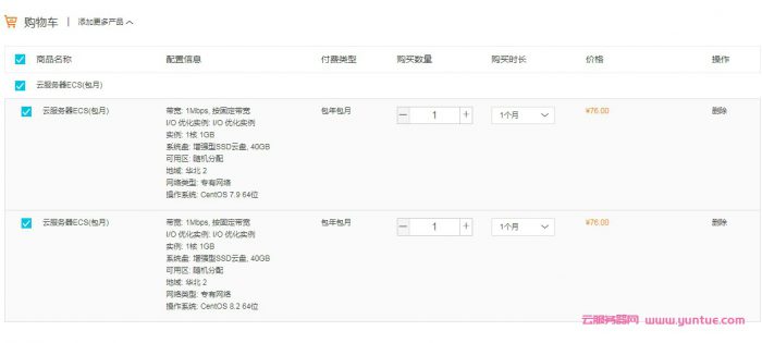 阿里云购物车在哪里?购物车优惠活动可满减(图1)
