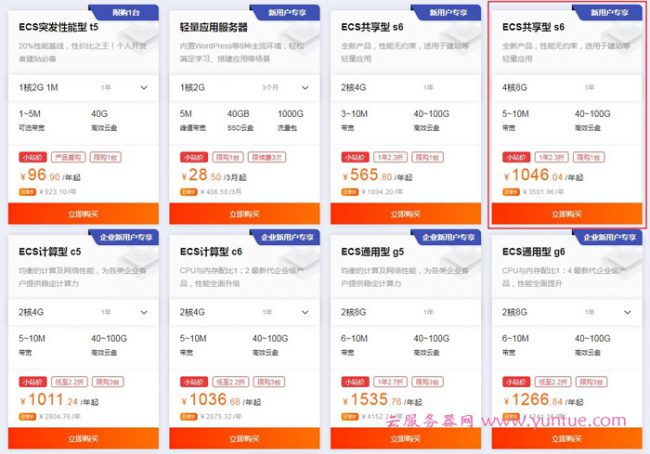 腾讯云4核8g5m服务器和阿里云4核8g5m服务器性能价格对比(图2)
