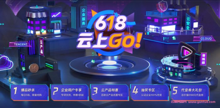 2021年腾讯云618促销_腾讯云年中大促活动_618特惠活动(图1) 2021年腾讯云618促销_腾讯云年中大促活动_618特惠活动(图1)