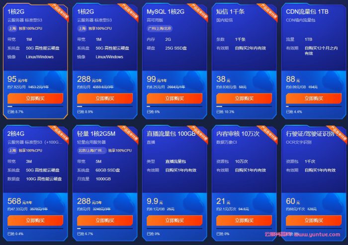 2021年腾讯云618促销_腾讯云年中大促活动_618特惠活动(图2) 2021年腾讯云618促销_腾讯云年中大促活动_618特惠活动(图2)