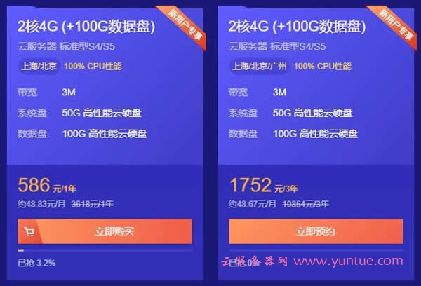 腾讯云2核4G服务器多少钱(图1)