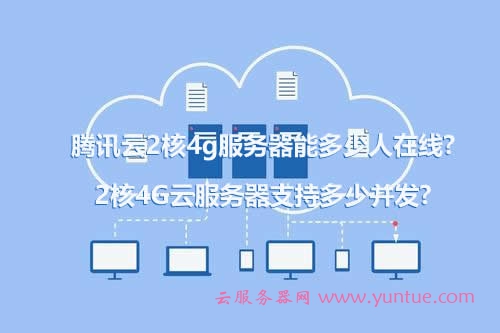 腾讯云2核4g服务器能多少人在线?2核4G云服务器支持多少并发?(图1)