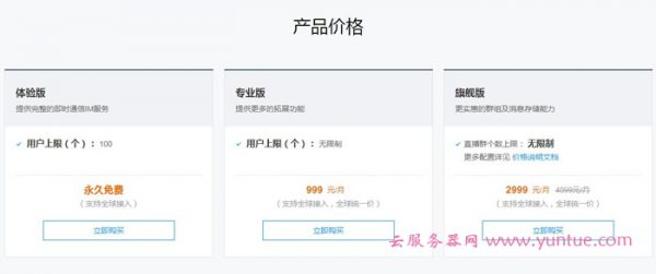 腾讯云im即时通讯是免费的吗?腾讯云im即时通信价格是多少钱?(图2)