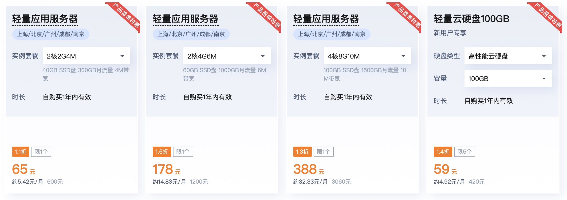 腾讯云轻量服务器,优惠便宜购买的方法(图2) 腾讯云轻量服务器,优惠便宜购买的方法