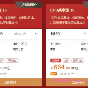 阿里云共享型服务器是独立IP吗?阿里云ecs共享型s6买1年还是3年?
