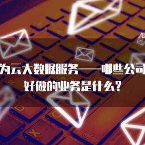 华为云大数据服务——哪些公司最好做的业务是什么？