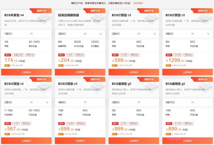 2021年11月便宜购买阿里云服务器:阿里云云小站最便宜0.5折起(图2) 2021年11月便宜购买阿里云服务器:阿里云云小站最便宜0.5折起(图2)