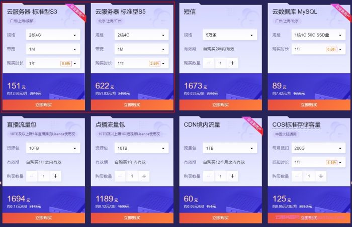 2021腾讯云双11活动：轻量2核4G8M云服务器仅70元/年;2核4G3M云服务器仅268元/年起(图4)