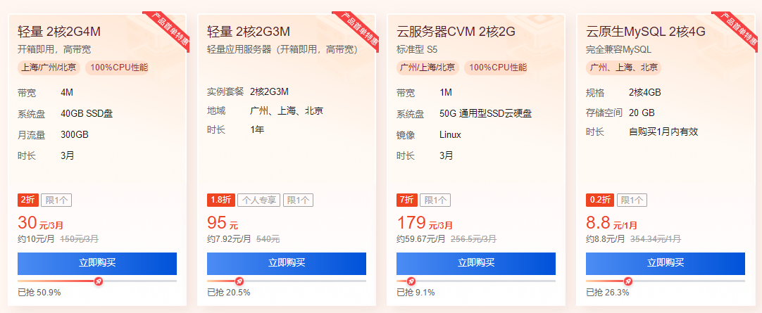 23新春采购节,腾讯云8888元礼包免费领取,助力上云!(图2) 23新春采购节,腾讯云8888元礼包免费领取,助力上云!