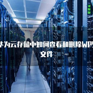 华为云存储中如何查看和删除WPS文件