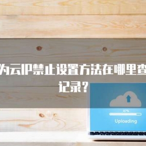 华为云IP禁止设置方法在哪里查看记录？