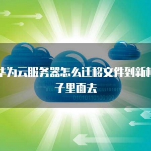 华为云服务器怎么迁移文件到新机子里面去