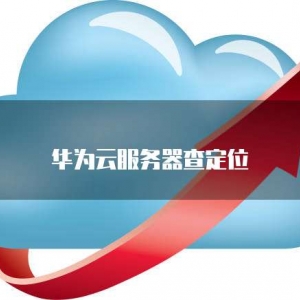华为云服务器查定位