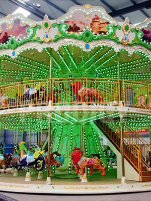 68 seat double decker carousel manufacturer
