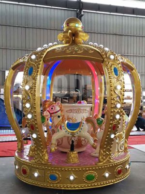 8 seat crown carousel blue