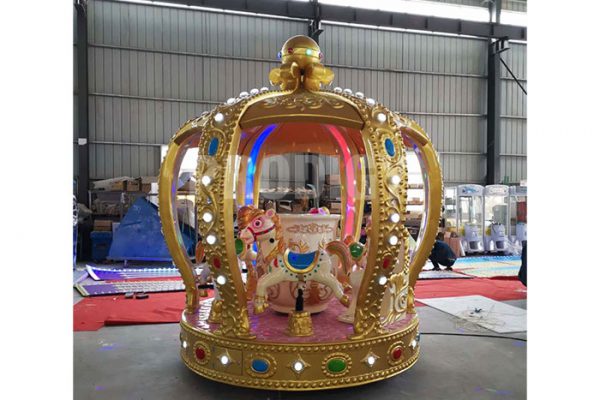 8 seat crown carousel blue