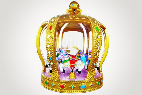 8 seat crown carousel blue